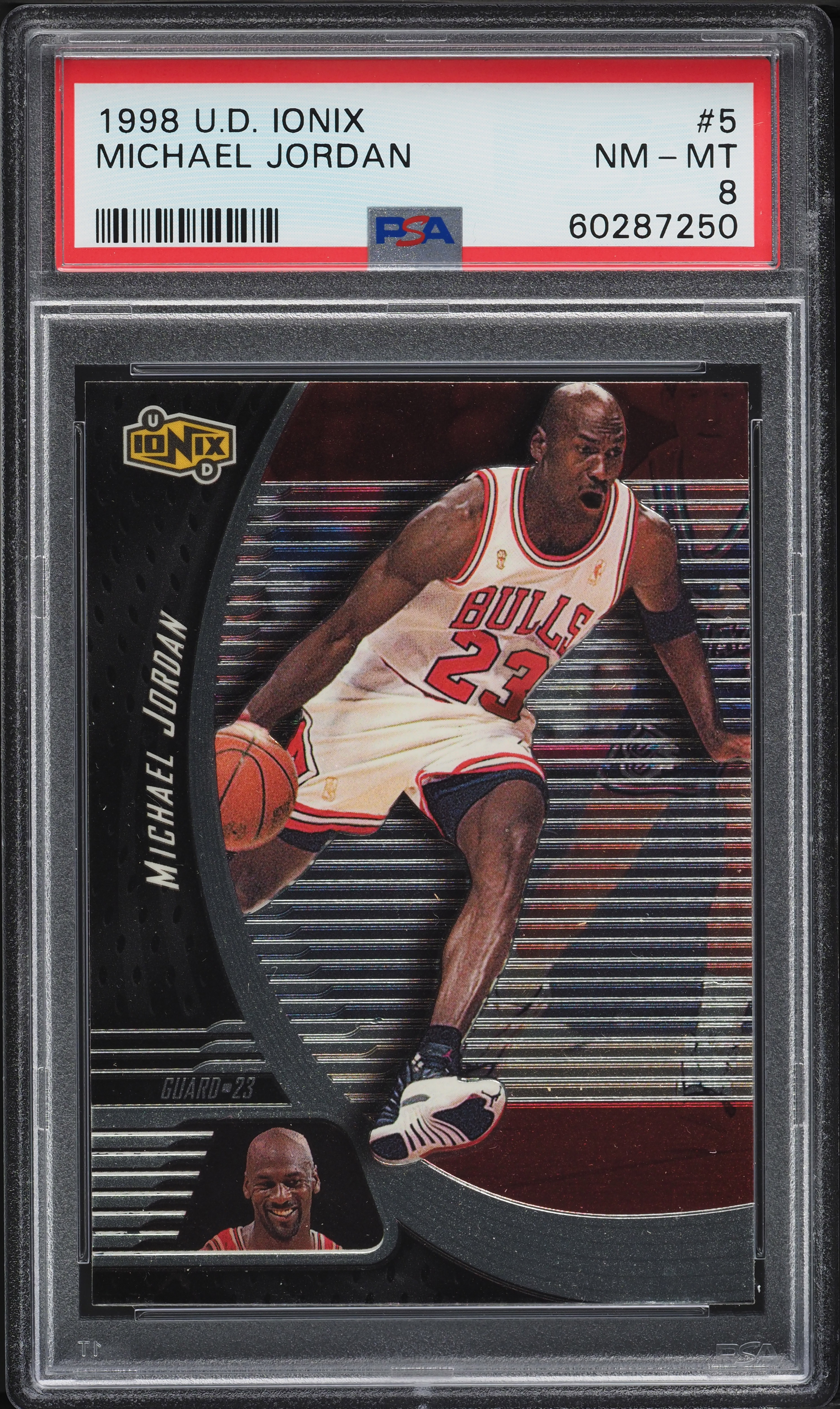 1998 Michael Jordan Upper Deck Ionix Basketball #5