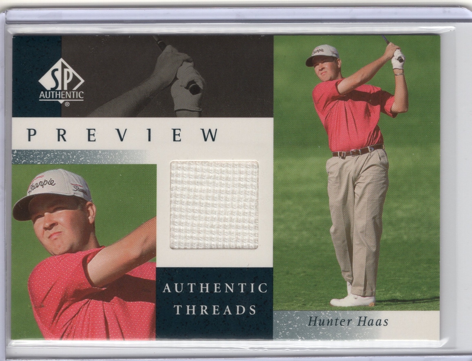 2001 Hunter Haas SP Preview Authentic Threads #HH-AT