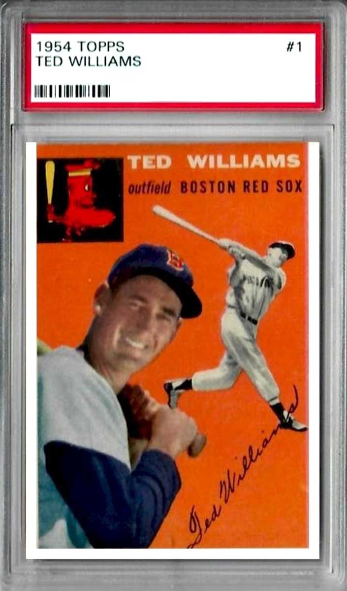 1954 Ted Williams Topps Baseball #1