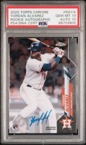 2020 Yordan Alvarez Topps Chrome Baseball #RA-YA
