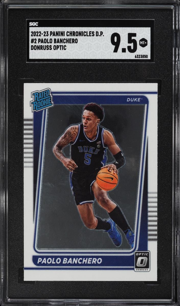 2022 Chet Holmgren Donruss Optic Basketball #2
