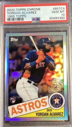 2020 Yordan Alvarez Topps Chrome Baseball #85TC-4