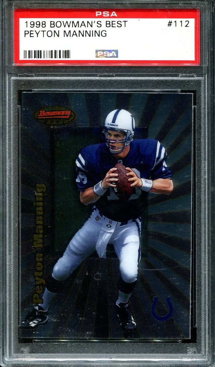 1998 Peyton Manning Bowman's Best Football #112