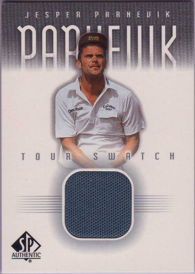2001 Jasper Parnevik SP Tour Swatch #JP-TS