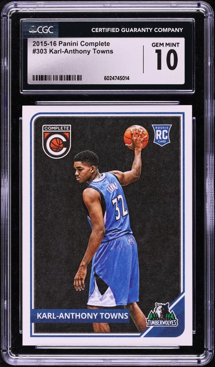 2015 Karl-Anthony Towns Panini Complete Basketball #303