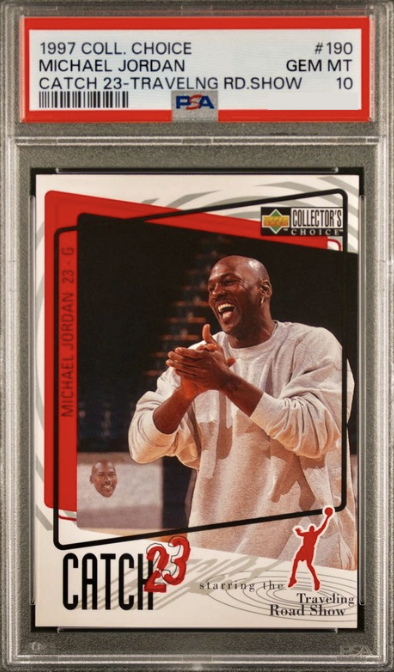 1997 Michael Jordan Upper Deck Collector's Choice Basketball #190