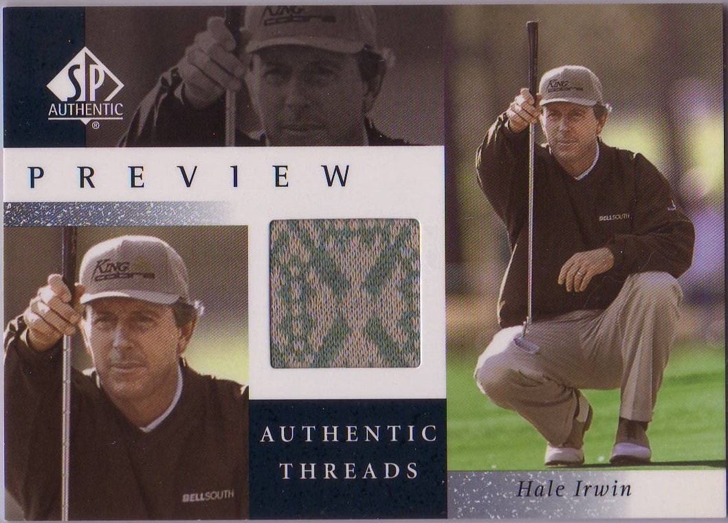 2001 Hale Irwin SP Preview Authentic Threads #HI-AT