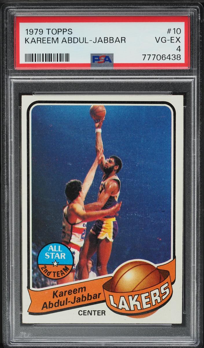 1979 Kareem Abdul-Jabbar Topps Basketball #10