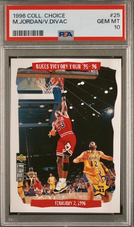 1996 Michael Jordan Upper Deck Collector's Choice Basketball #25