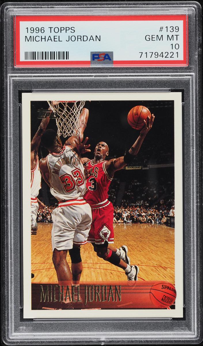 1996 Michael Jordan Topps Basketball #139