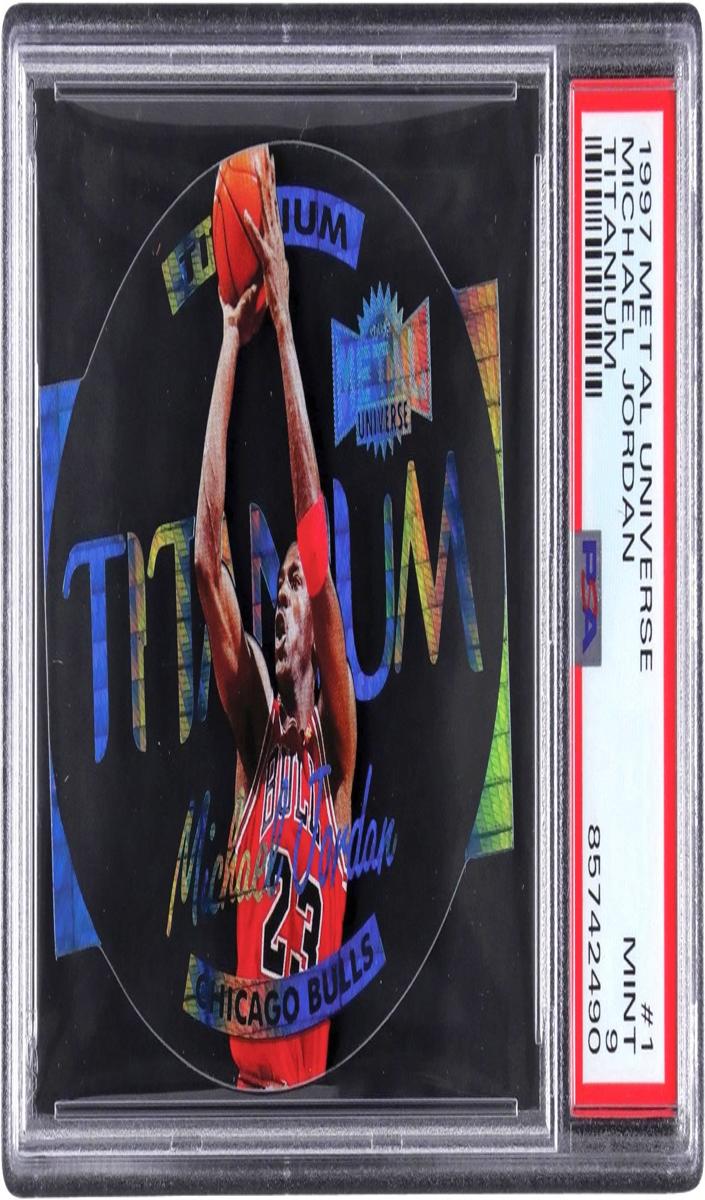 1997 Michael Jordan Metal Universe Basketball #1T