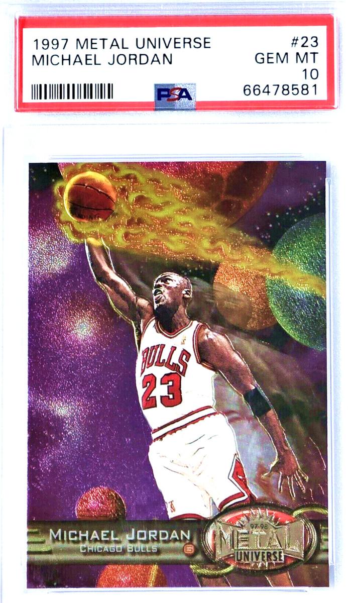 1997 Michael Jordan Metal Universe Basketball #23