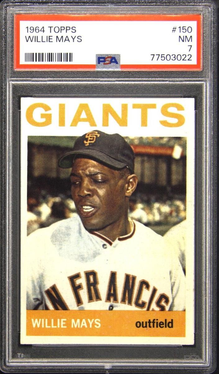 1964 Willie Mays Topps Baseball #150