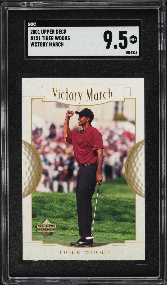 2001 Tiger Woods Upper Deck Golf #151 (Victory March)