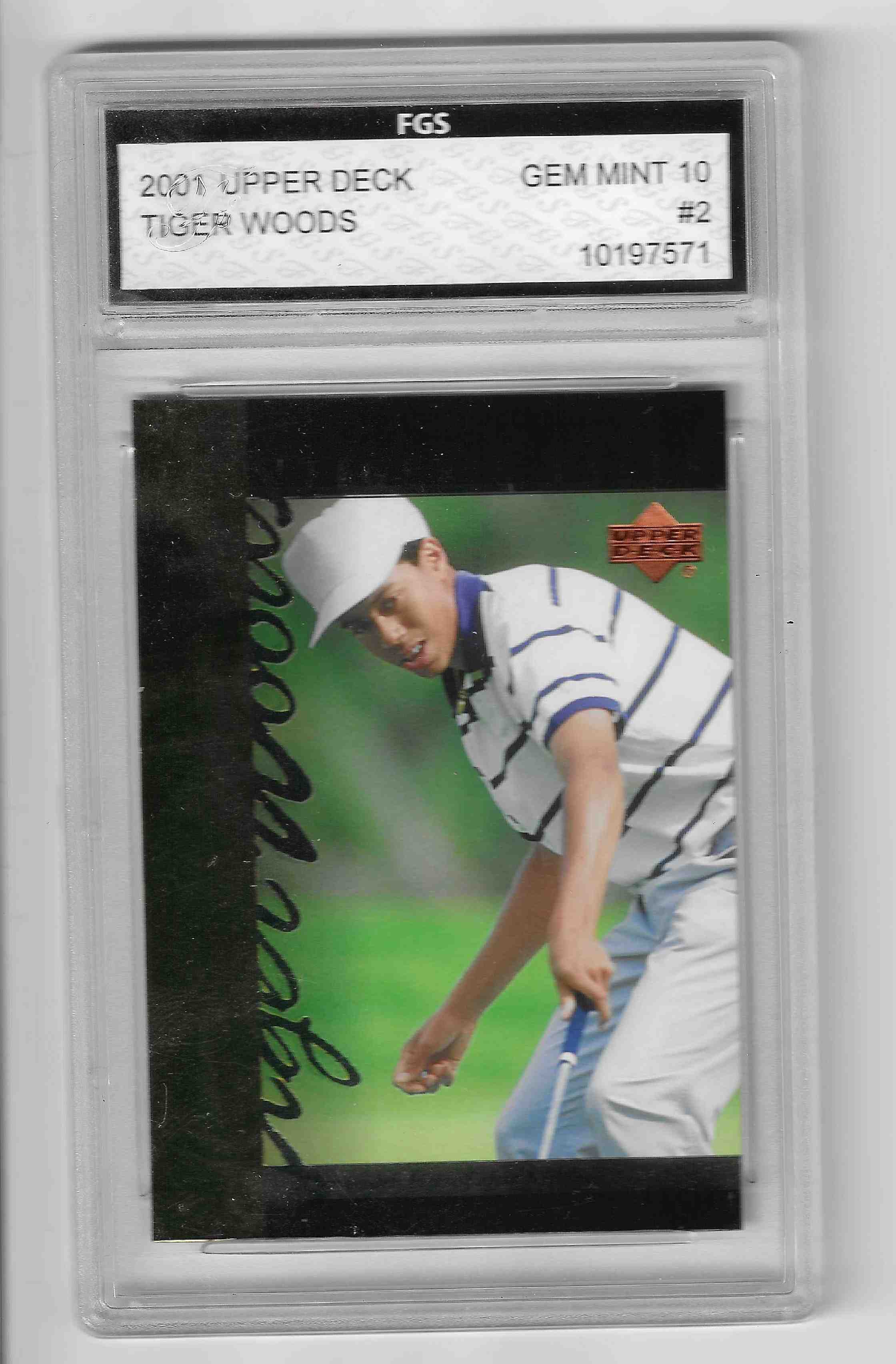 2001 Tiger Woods Golf Tigers Tales #TT2