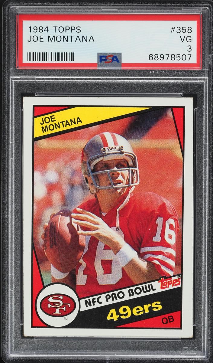 1984 Joe Montana Topps Football #358