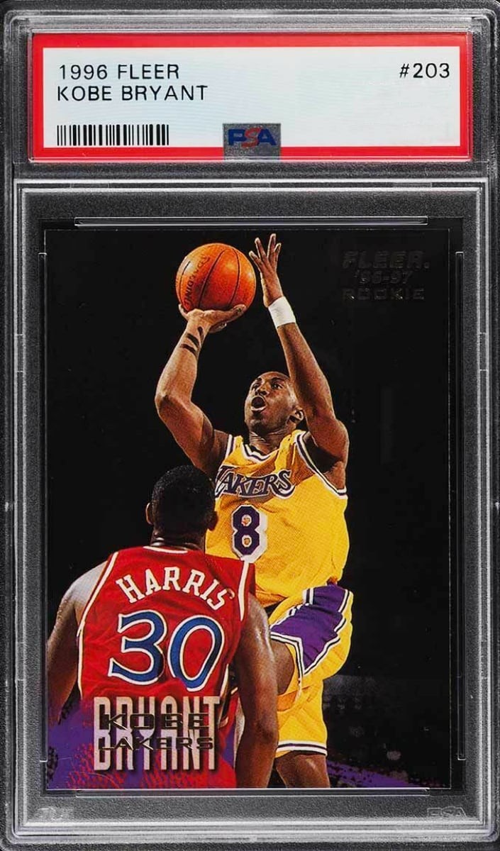 1996 Kobe Bryant Fleer Basketball #203
