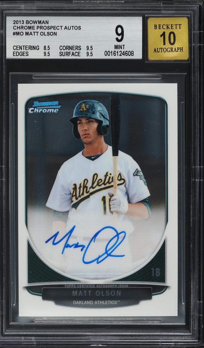 2013 Matt Olson Bowman Baseball #BCP-MO
