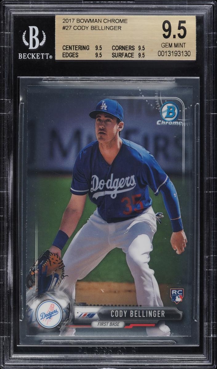 2017 Cody Bellinger Bowman Chrome Baseball #27