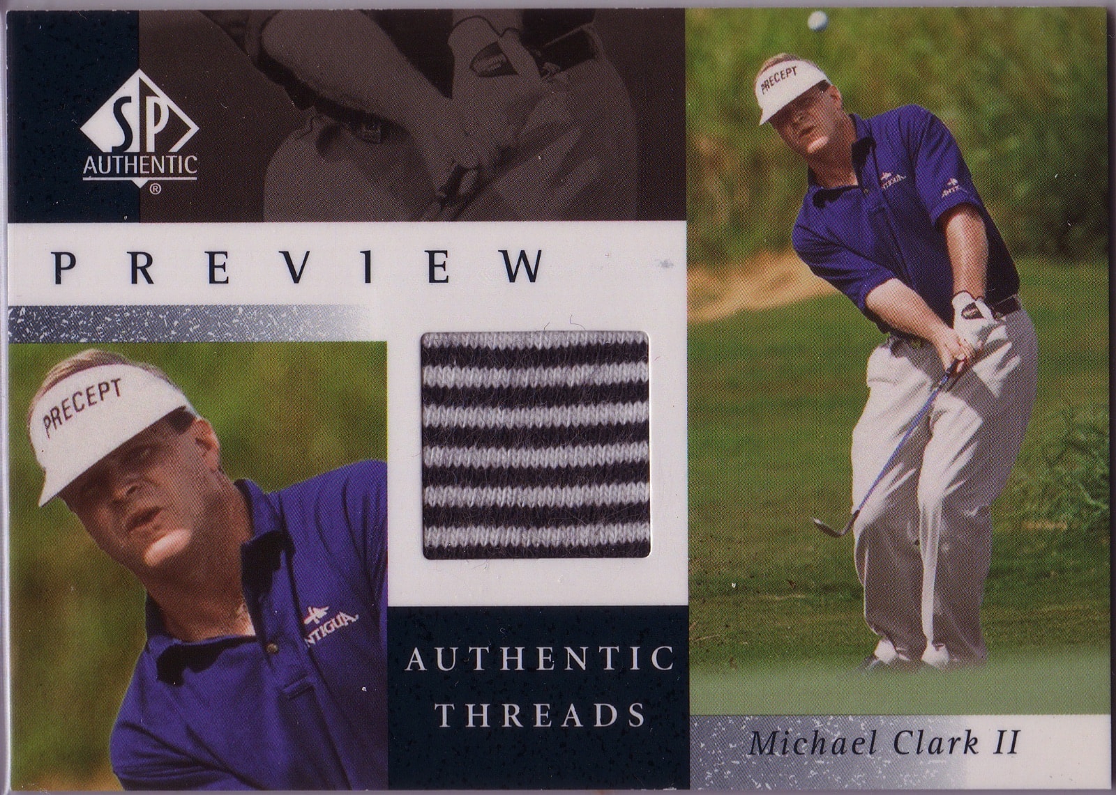 2001 Michael Clark Il SP Preview Authentic Threads #MC-AT