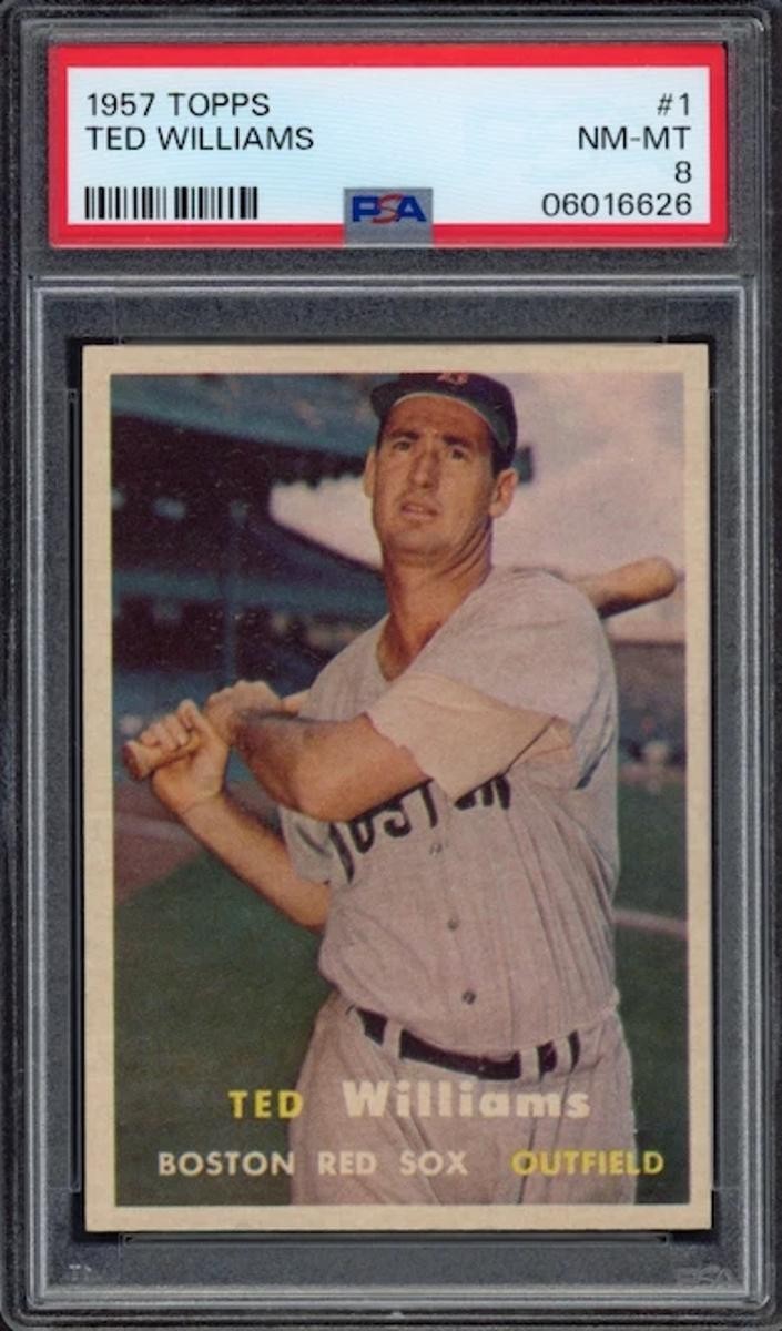 1957 Ted Williams Topps Baseball #1