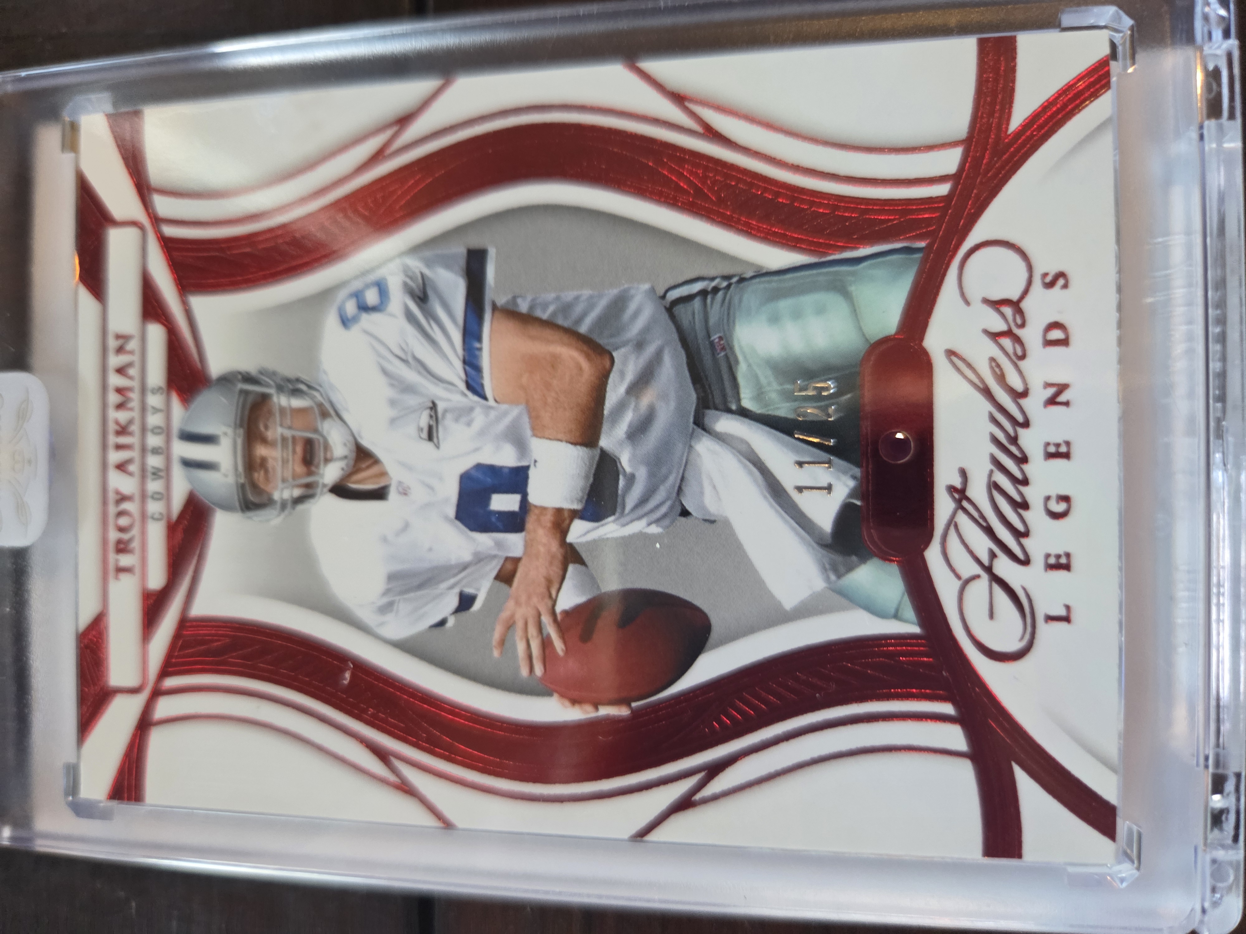 2025 Troy Aikman Flawless #63 (Ruby)