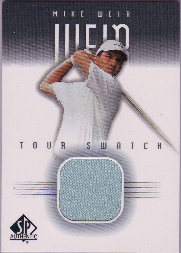2001 Mike Weir SP Tour Swatch #MW-TS