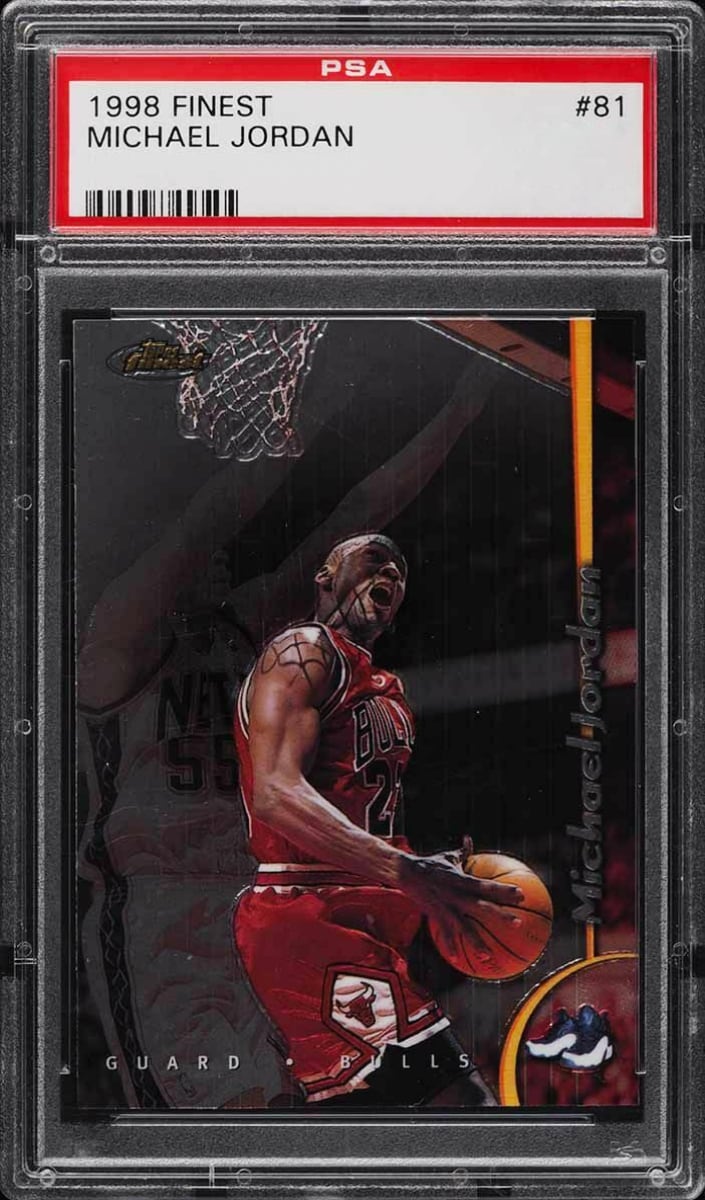 1998 Michael Jordan Topps Finest Basketball #81