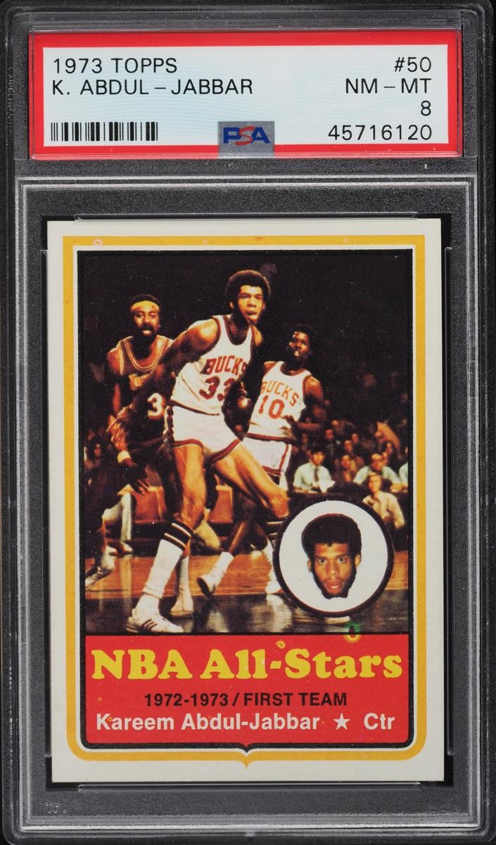 1973 Kareem Abdul-Jabbar Topps Basketball #50