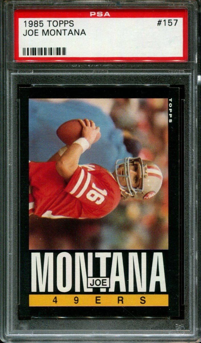 1985 Joe Montana Topps Football #157